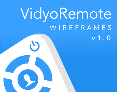 VidyoRemote: Wireframes for iOS v.1.0