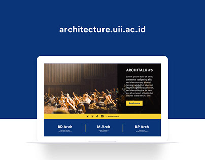 website redesign | architecture of UII
