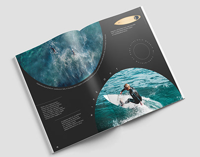 Surfing Magazine Double Page Spread