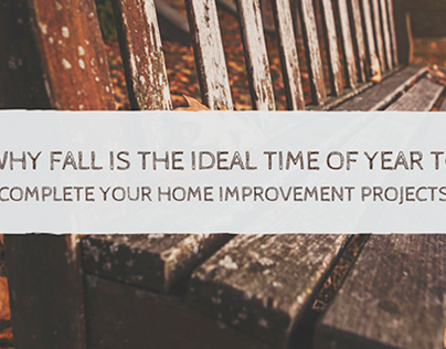Fall Home Improvement Projects