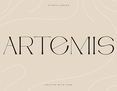 Artemis – Semi-serif Unique Typeface