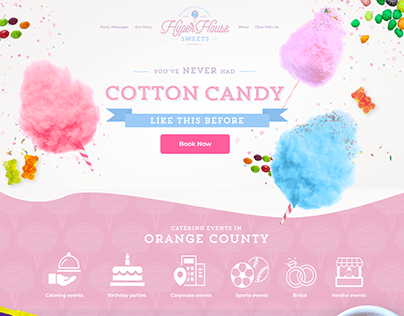 Hyper House Sweets Website Design
