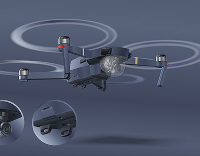 Air copter concept with camera.