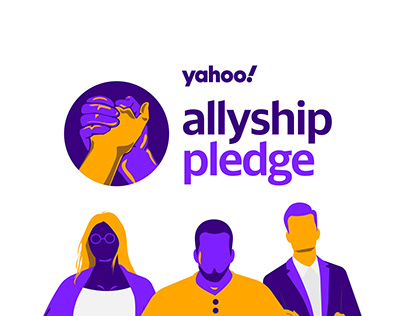 Verizon Media: Yahoo! Allyship Pledge Campaign