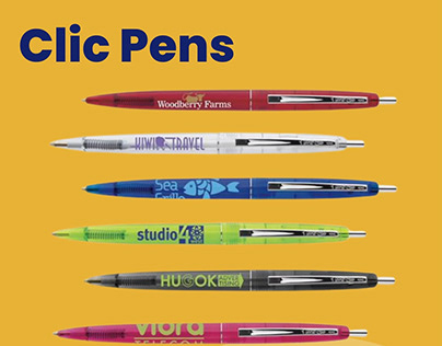 Custom Bic Clic Pens