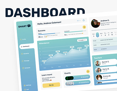 IT School | Dashboard UI Design