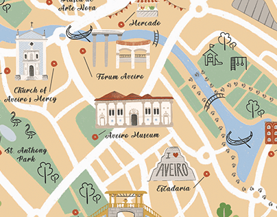 Creating a tourist map for a hotel