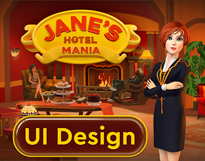 UI Design project Jane's Hotel: New Story