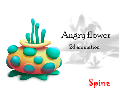 Angry flower (2d animation)