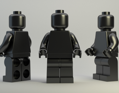 3D Dark Lego