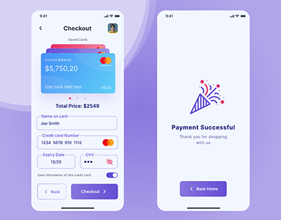 Credit Card Checkout Page