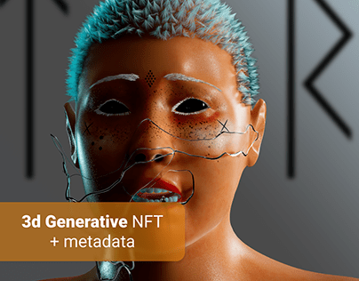 3d generative NFT + metadata