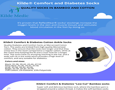 Kilde® Comfort and Diabetes Socks