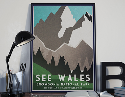 Visit Wales Poster