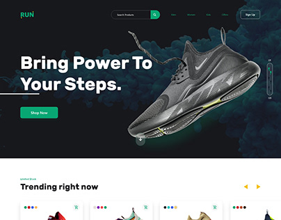Run - Sports e-commerce website