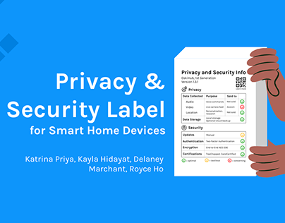 Privacy & Security Label for Smart Home Devices