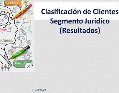 Clasificación-Segmentación de clientes JURIDICOS
