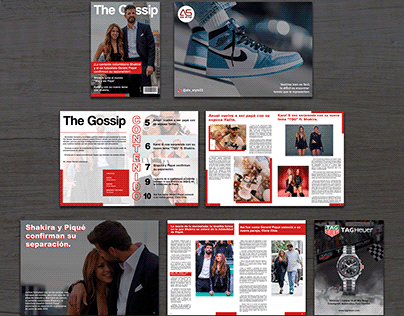 Proyecto Universitario "Revista The Gossip"