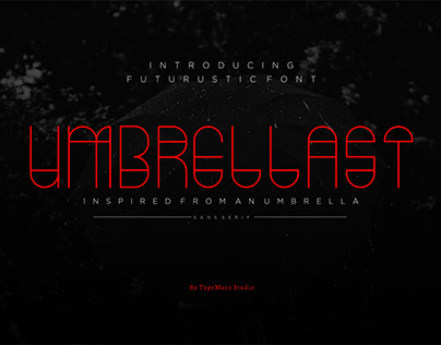 Umbrellast Font | Sans Serif Font