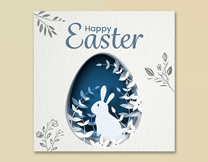 Happy Easter Flyer Design
