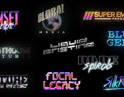 Retro VHS Animated Logos – Project Files