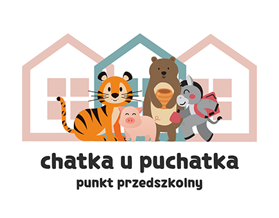 Chatka u Puchatka - logo, ulotka, baner, social media