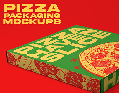 Pizza Packaging Mockups