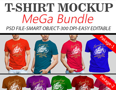 Tshirt Mockup MeGa Bundle