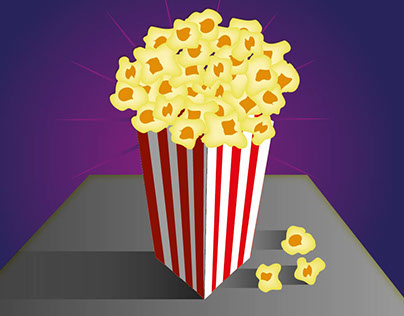 Illustration Popcorn