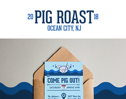 Pig Roast Invite 2018