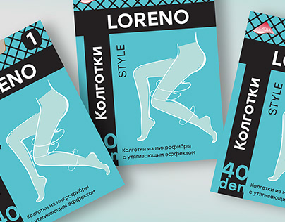 Loreno | Name, Logo&Packaging, hosiery products