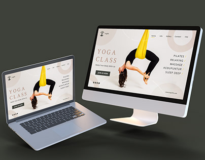 YogaLife - Yoga Website Mockup