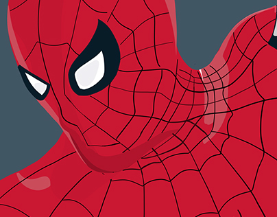 Spider Man - created in Adobe Illustrator Draw