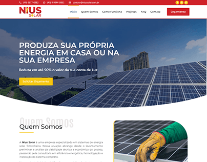 Energia Solar - Landing Page