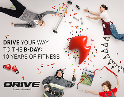 Drive Fitness 10-year anniversary campaign