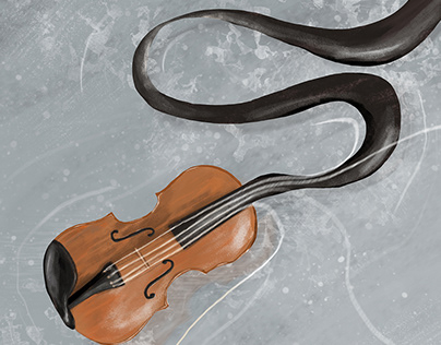 Violino - Menos Paredes ilustração
