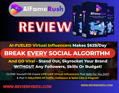 AiFameRush Review | AI-fueled Virtual Influencers Maker