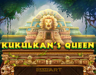 Kukulkan’s Queen / slot game / 2D art / Gameart