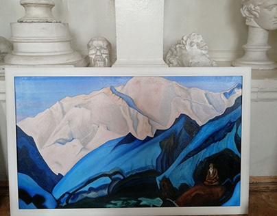 Project thumbnail - Репродукция картины "Сантана" 1944 г. Николая Рериха