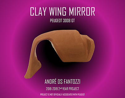 CLAY WING MIRROR PEUGEOT 3008 GT