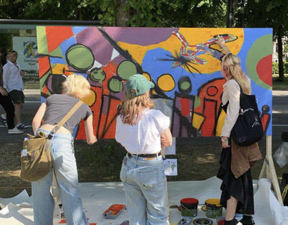 Street Art: Teaching at a street art workshop