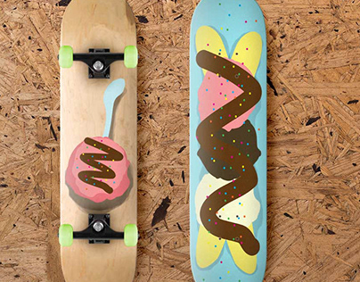 summer skateboard designs