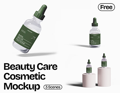 Beauty Care Cosmetic Mockup
