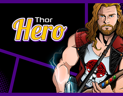 Estampa Thor Hero