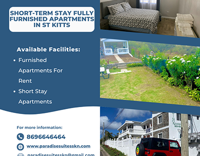 Short-Term Stay Fully Furnished Apartments in St Kitts