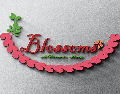 A Flower Shop Logo