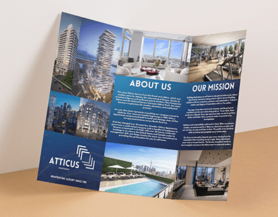 Atticus Apartments - Brochure Templates