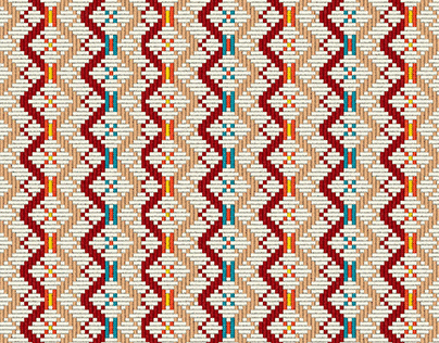 Tiled Designs - Colorful Woven Patterns