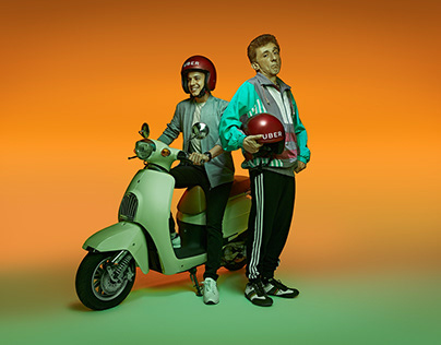 UBER Scooter campaign