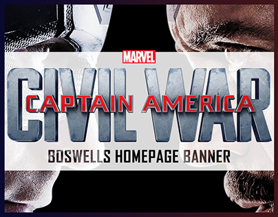 Boswells - Captain America: Civil War Homepage Banner